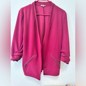 Maurice’s Maroon Blazer Size L